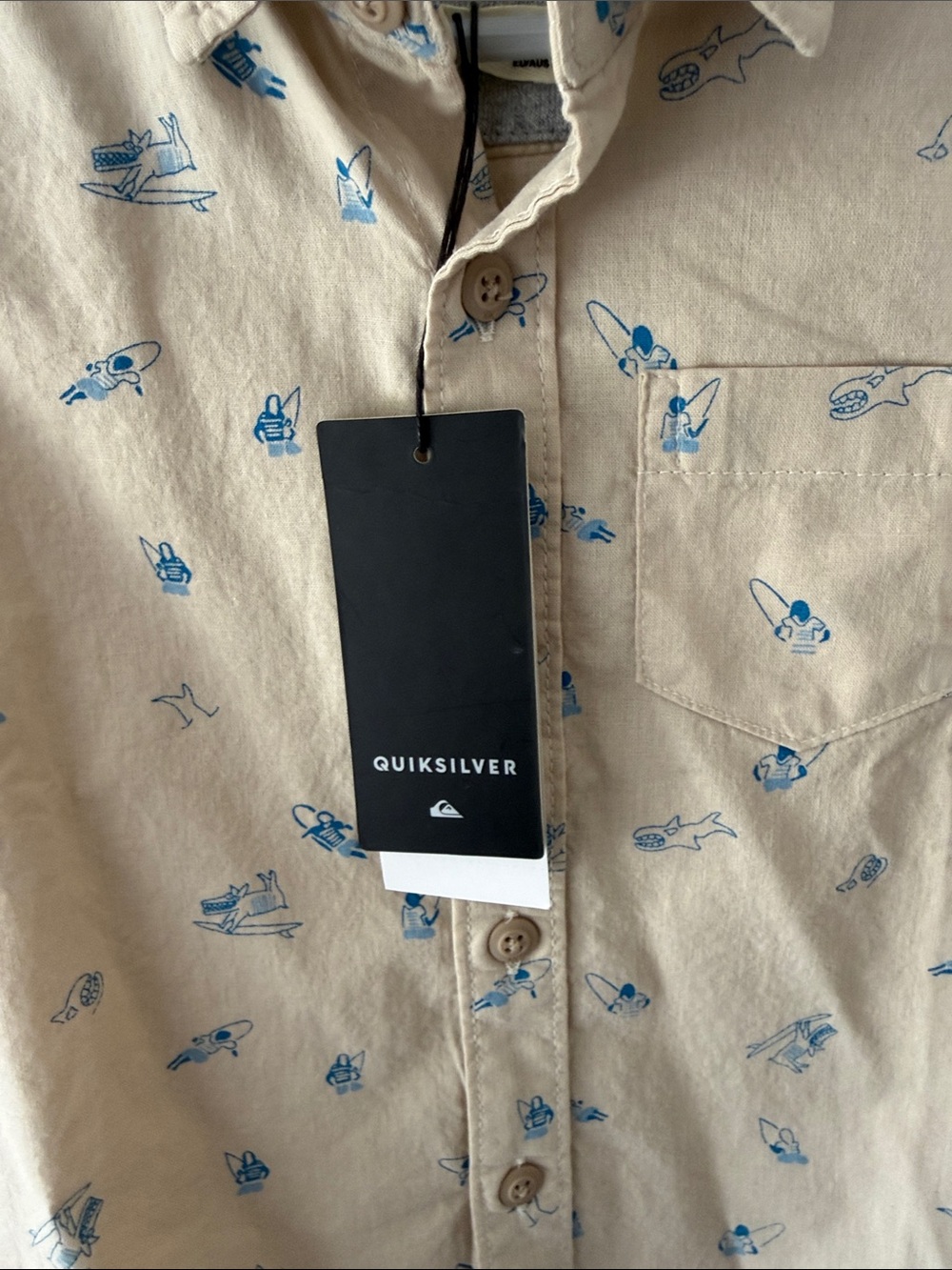 Boys Quiksilver Button Up - Picture 3 of 5